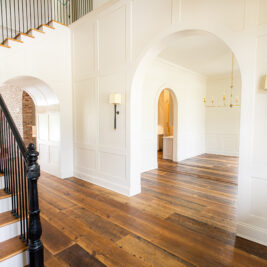 _36A2186 Wood flooring on the ground level of a home.